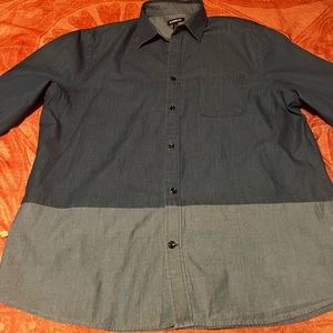 Express two tone denim shirt Size Large